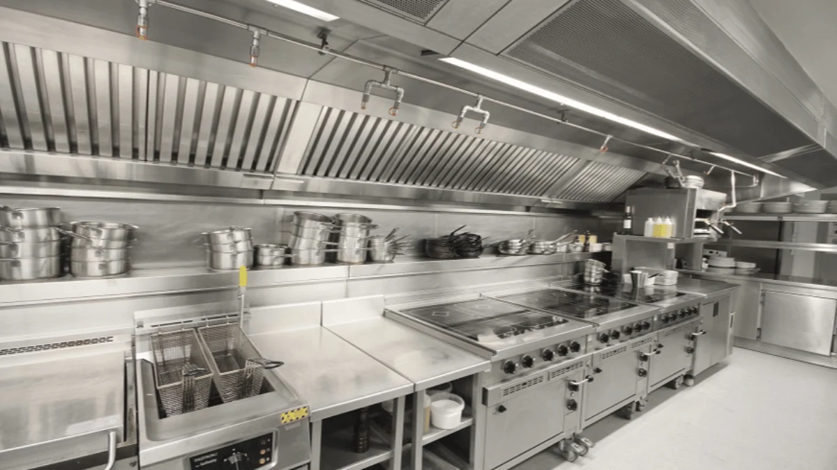 SSOMCO guide showing kitchen hood cleaning process