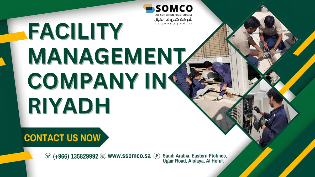 Facility management professionals supporting a commercial property in Riyadh