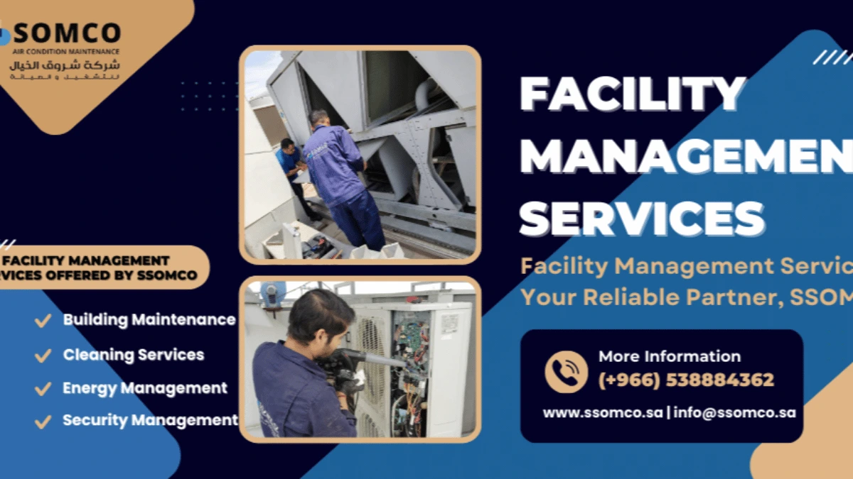 Professional facility management team supporting a commercial property