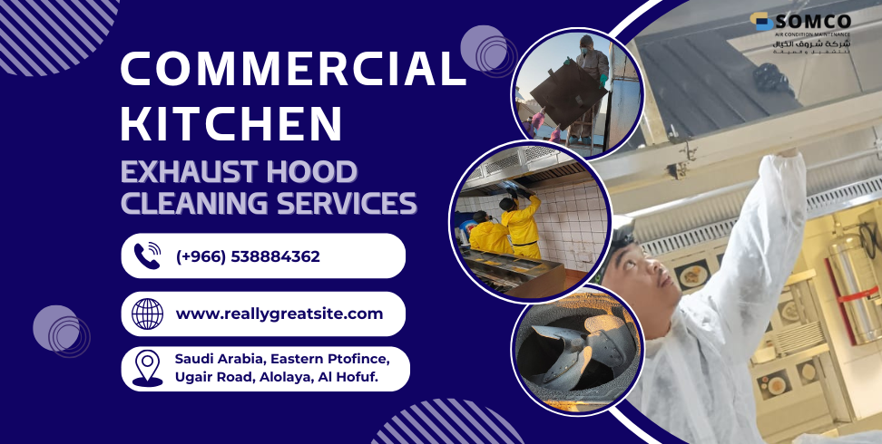 Commercial kitchen exhaust hood cleaning