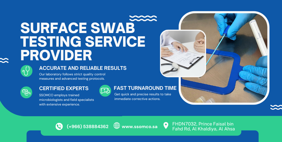Surface Swab Testing Service Provider Company in Riyadh