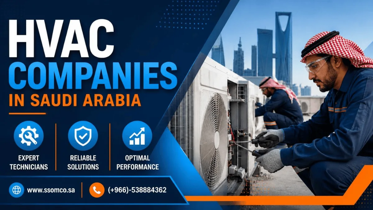 HVAC professionals providing cooling solutions in Saudi Arabia