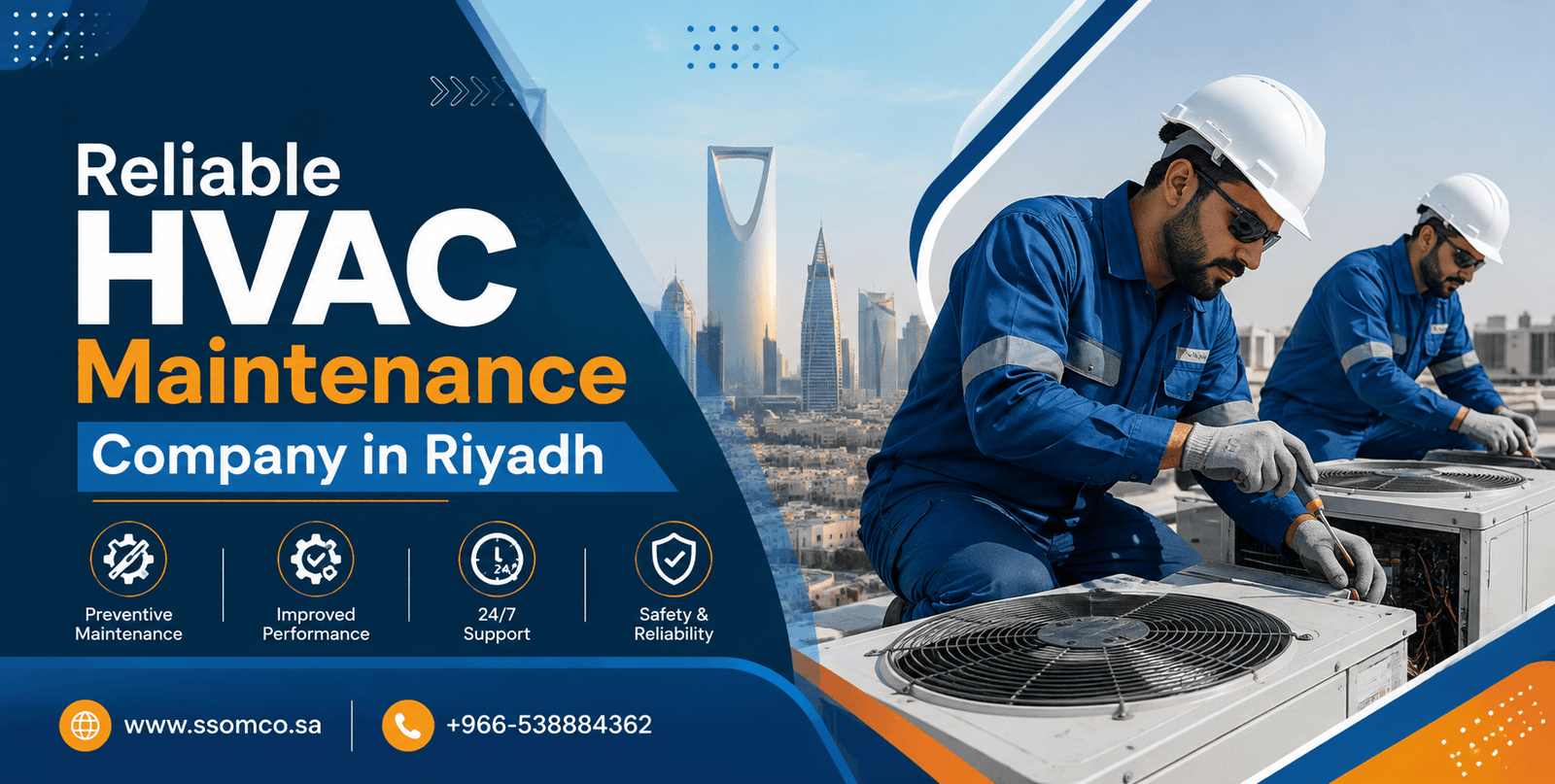 Reliable HVAC Maintenance Company in Riyadh, KSA – SSOMCO