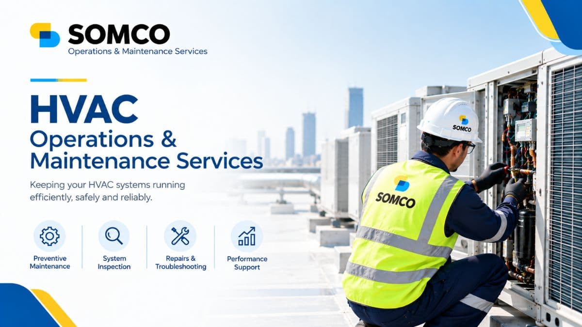 HVAC operations and maintenance services by SSOMCO